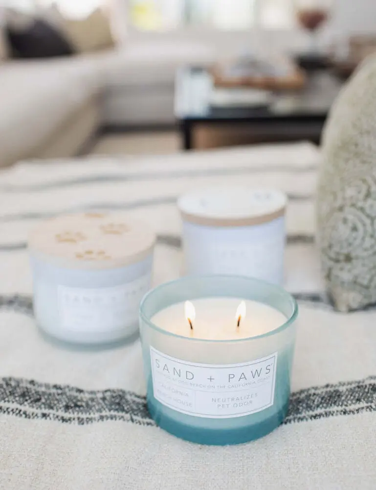 Sand + Paws California Beach House 12 Oz Scented Candle - Image 5