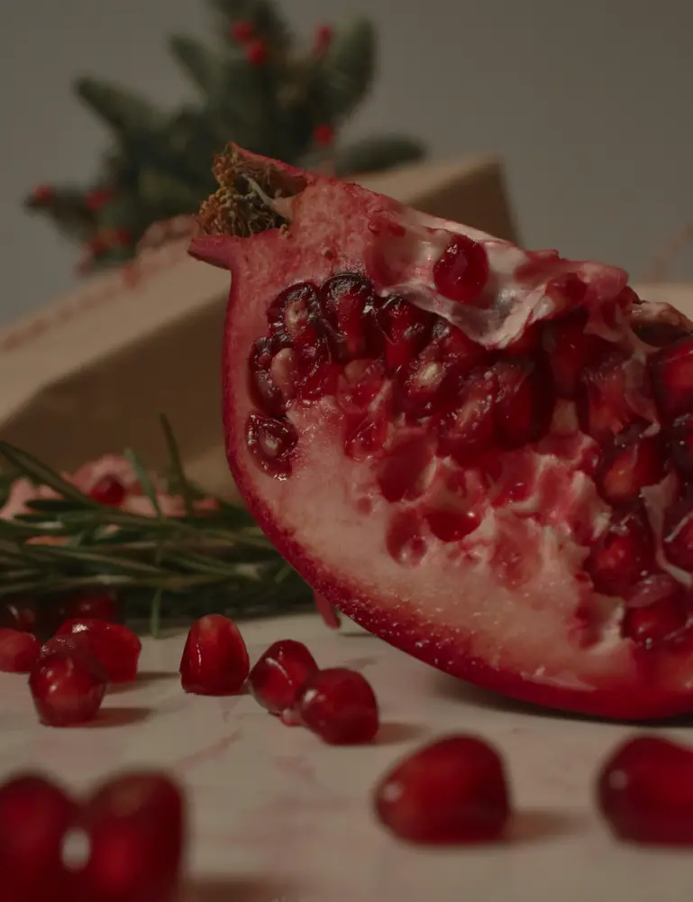 Pomegranate & Spruce 12 Oz Scented Candle - Image 2