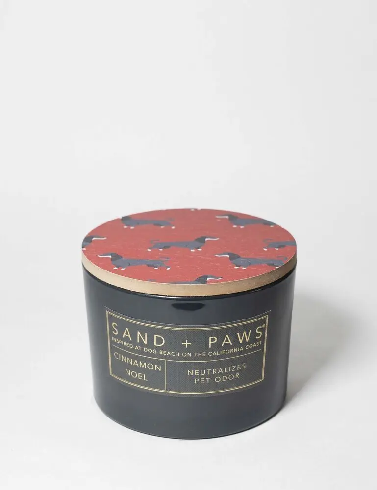 Sand + Paws Cinnamon Noel 12 Oz Scented Candle