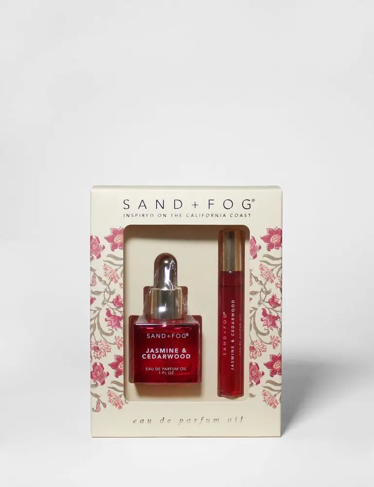 Perfume Oil Rollerball And Perfume Dropper Set - Jasmine & Cedarwood