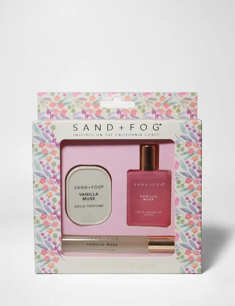 Perfume Oil Rollerballs And Solid Perfume Set - Vanilla Musk
