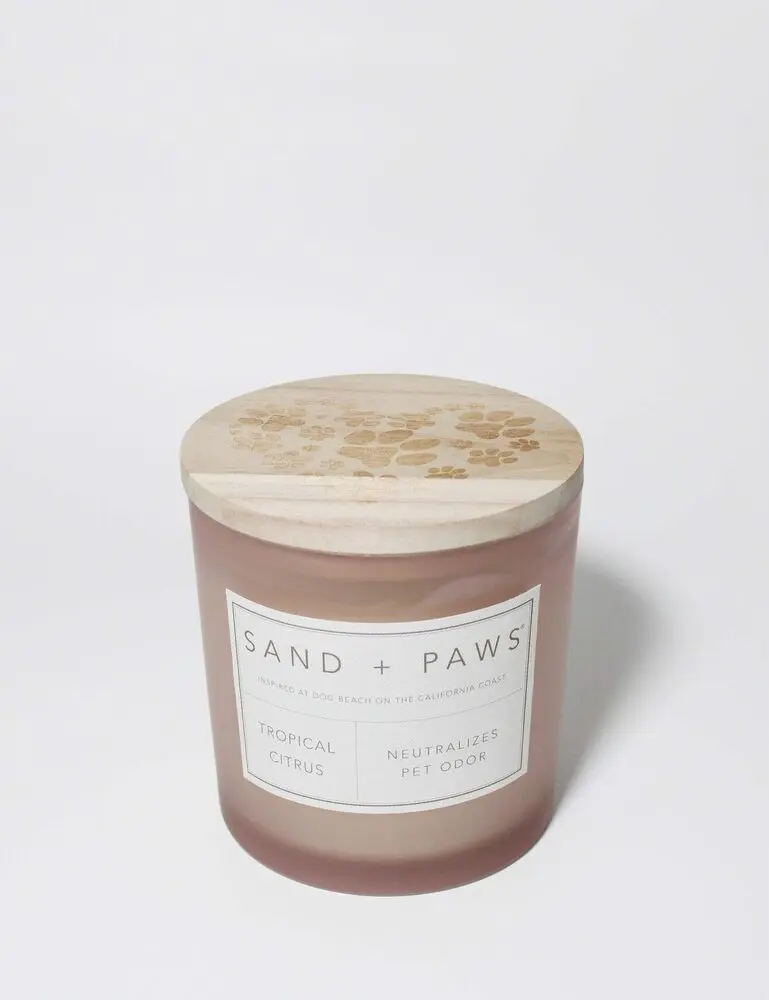 Sand + Paws Tropical Citrus 21 Oz Scented Candle