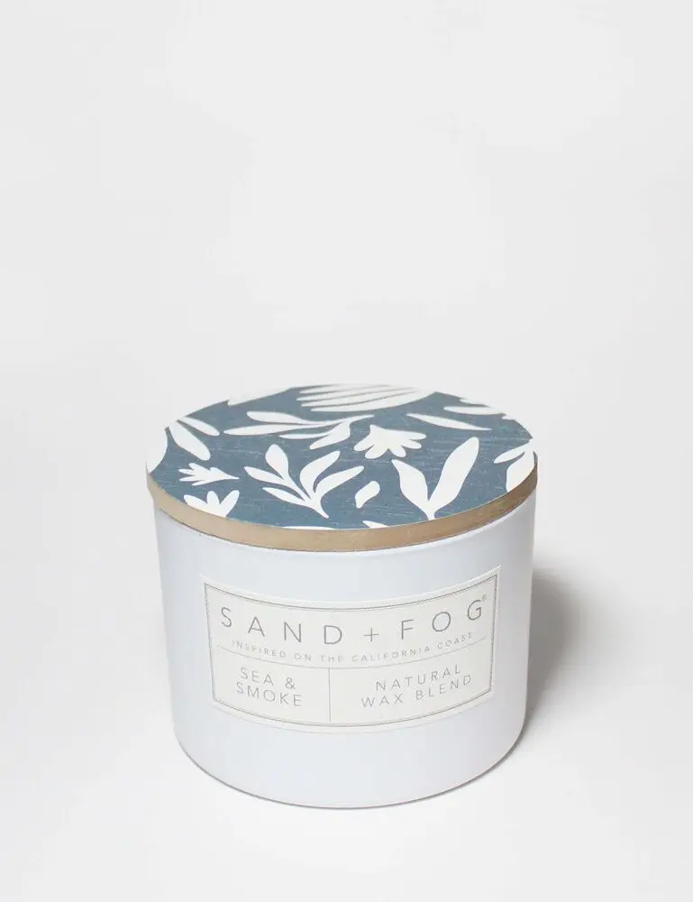 Sea & Smoke 12 Oz Scented Candle