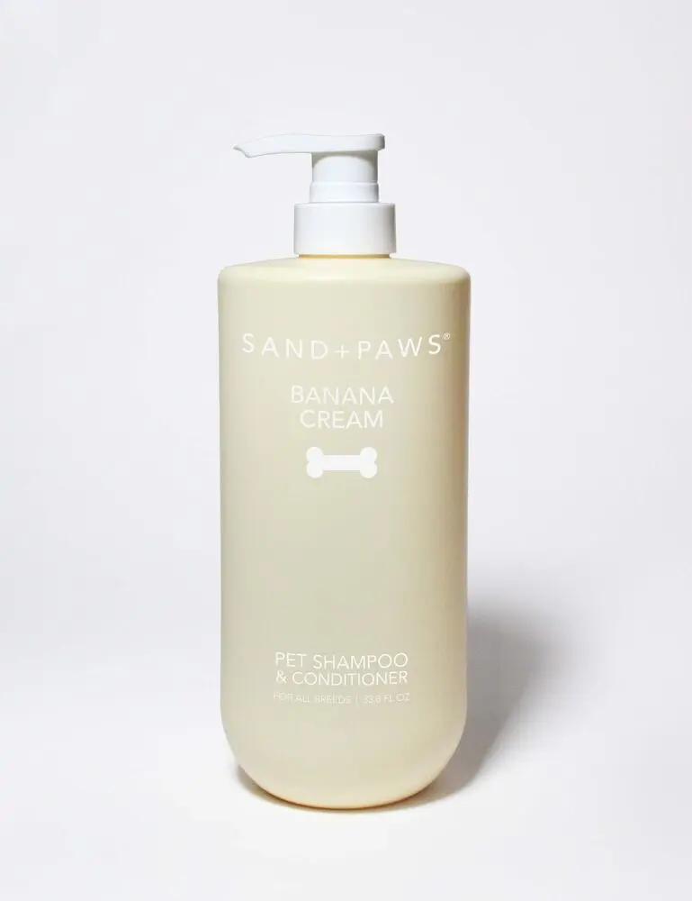 Sand + Paws Pet Shampoo & Conditioner - Banana Cream