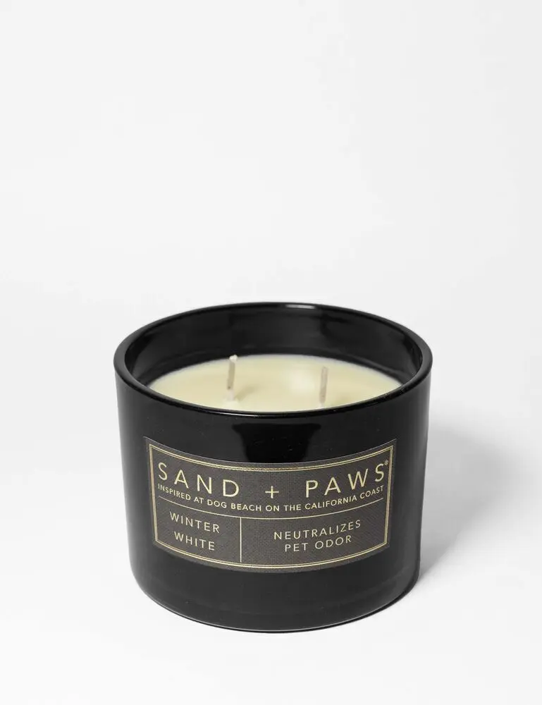 Sand + Paws Winter White 12 Oz Scented Candle - Image 3