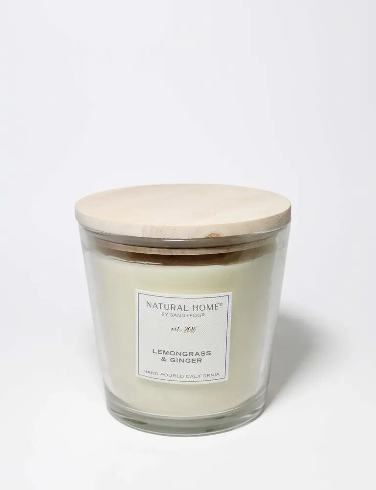 Lemongrass & Ginger Natural Home 31 Oz Scented Candle