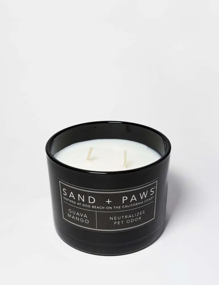 Sand + Paws Guava Mango 12 Oz Scented Candle - Image 3