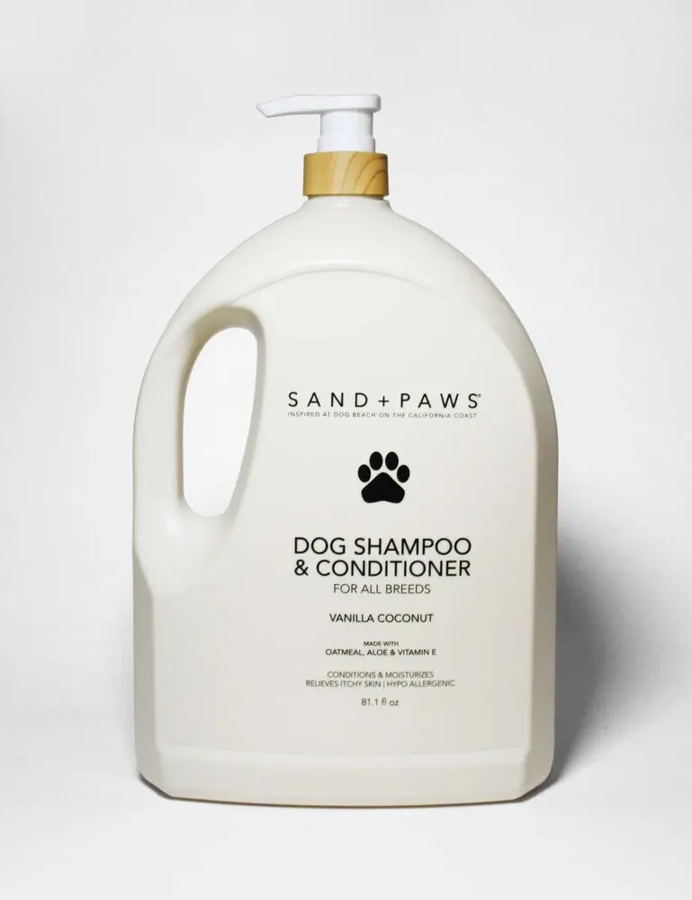 Sand + Paws Pet Shampoo & Conditioner - Vanilla Coconut