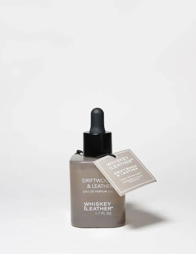 Driftwood & Leather 50ml Perfume Oil Dropper