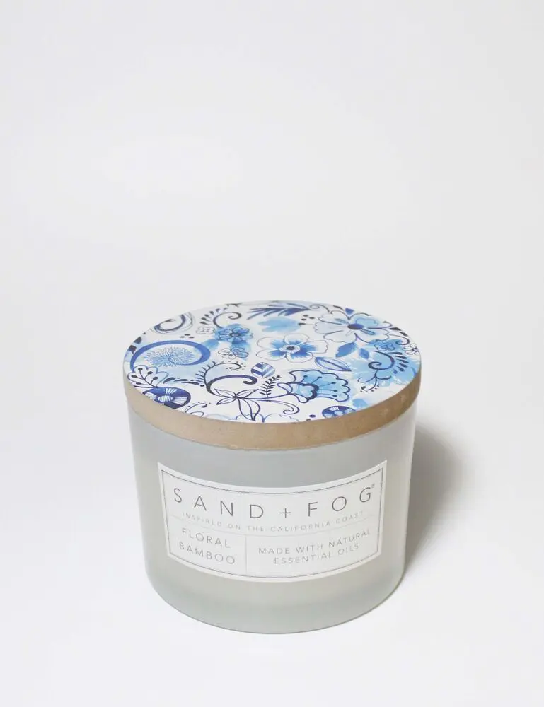 Floral Bamboo 12 Oz Scented Candle