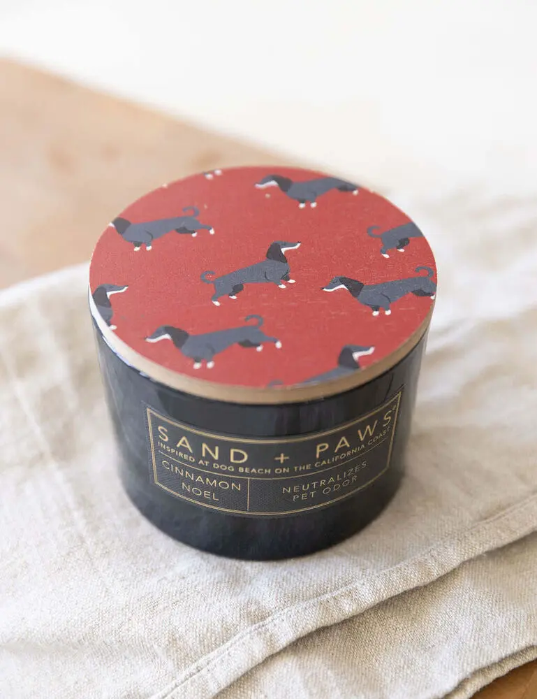 Sand + Paws Cinnamon Noel 12 Oz Scented Candle - Image 5