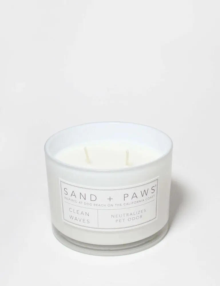 Sand + Paws Clean Waves 12 Oz Scented Candle - Image 4