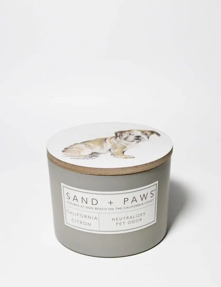 Sand + Paws California Citron 12 Oz Scented Candle