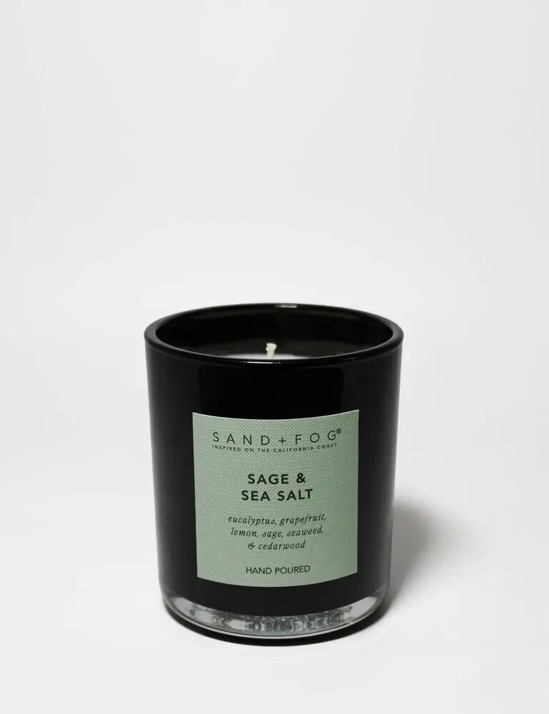 Sage & Sea Salt 10 Oz Scented Candle - Image 3