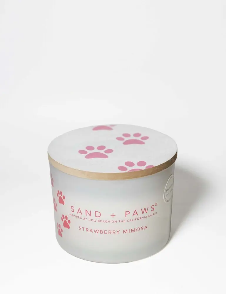 Sand + Paws Strawberry Mimosa 12 Oz Scented Candle