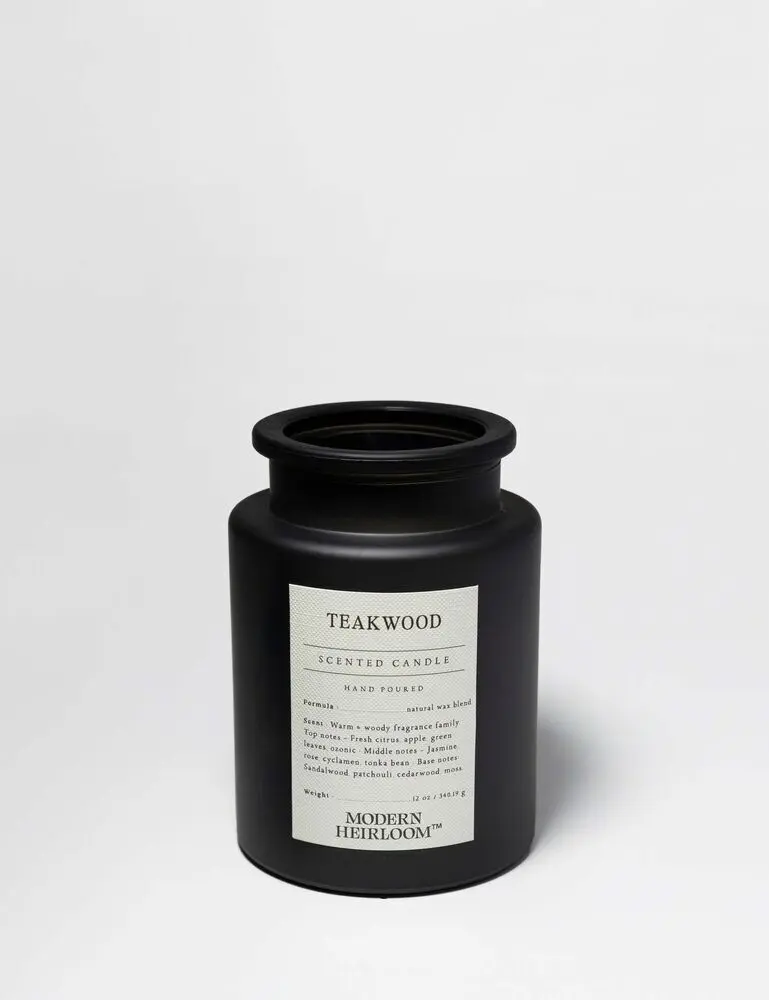 Teakwood 12 Oz Scented Candle - Image 3