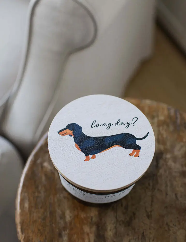 Sand + Paws Cedar & Lavender 12 Oz Scented Candle - Image 5
