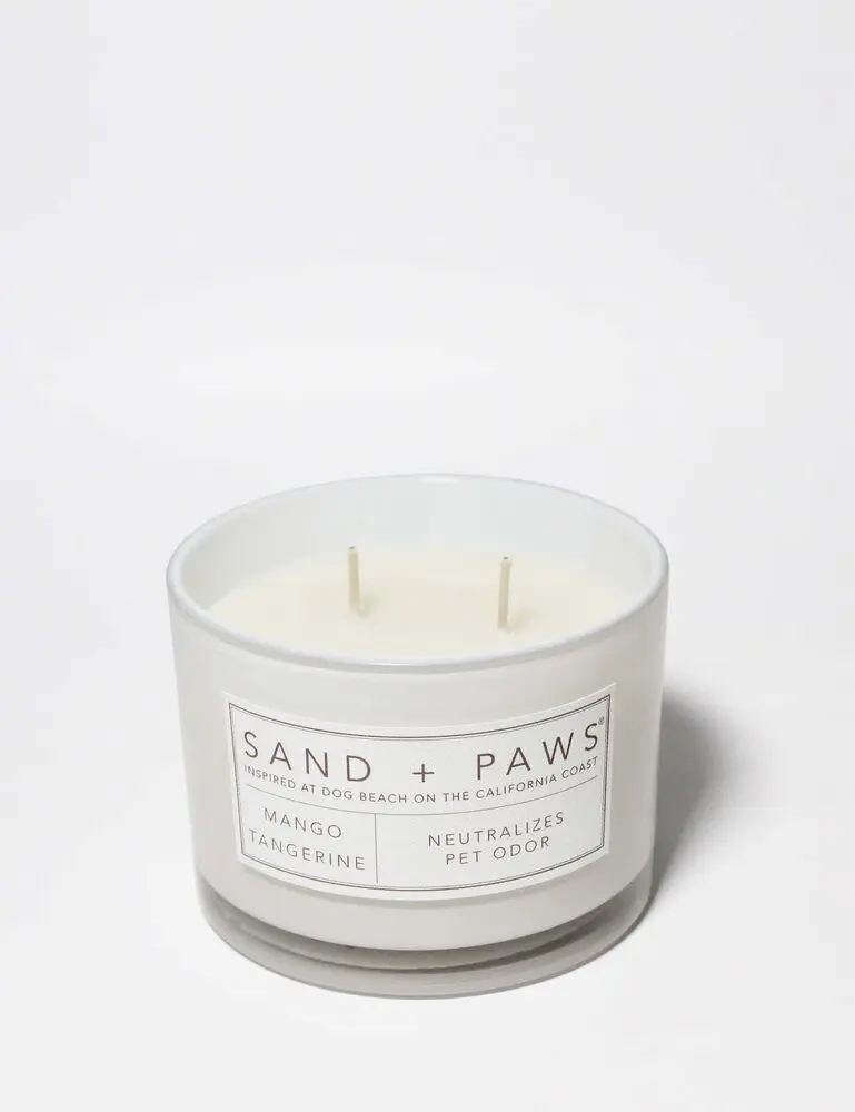 Sand + Paws Mango Tangerine 12 Oz Scented Candle - Image 3