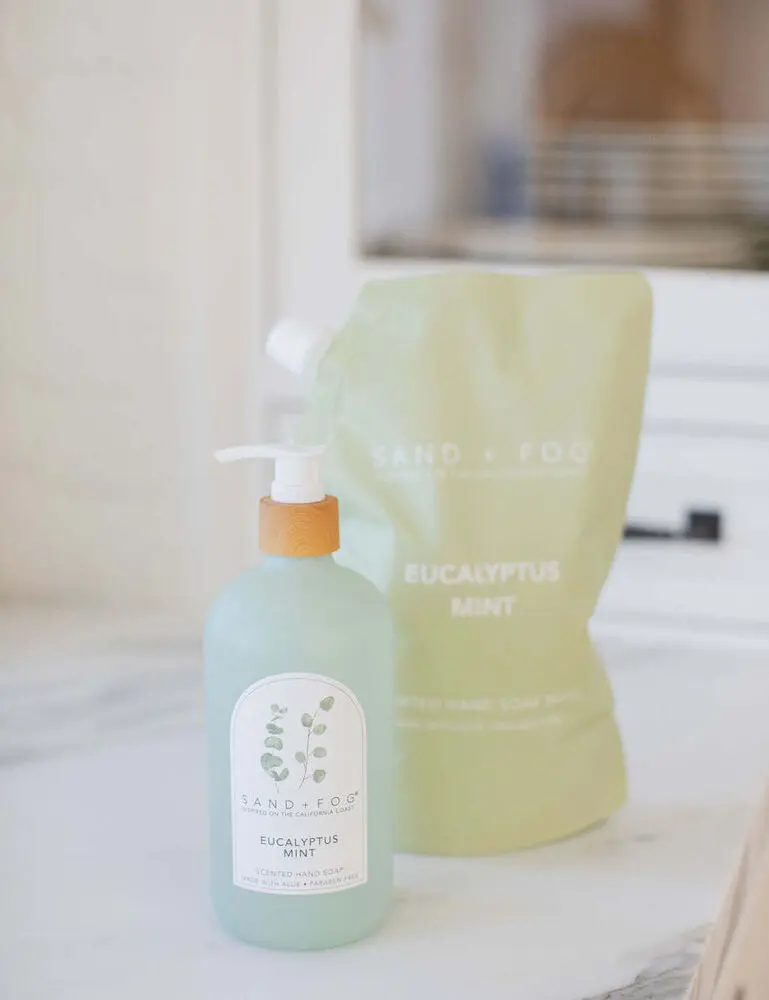 Eucalyptus Mint 34 Oz Liquid Hand Soap Refill Bag - Image 2