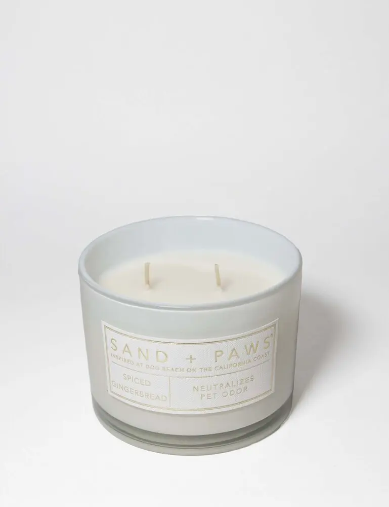 Sand + Paws Spiced Gingerbread 12 Oz Scented Candle - Image 3