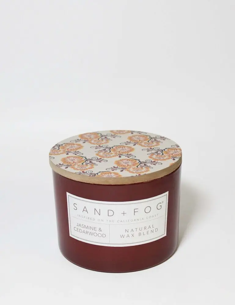 Jasmine & Cedarwood 12 Oz Scented Candle