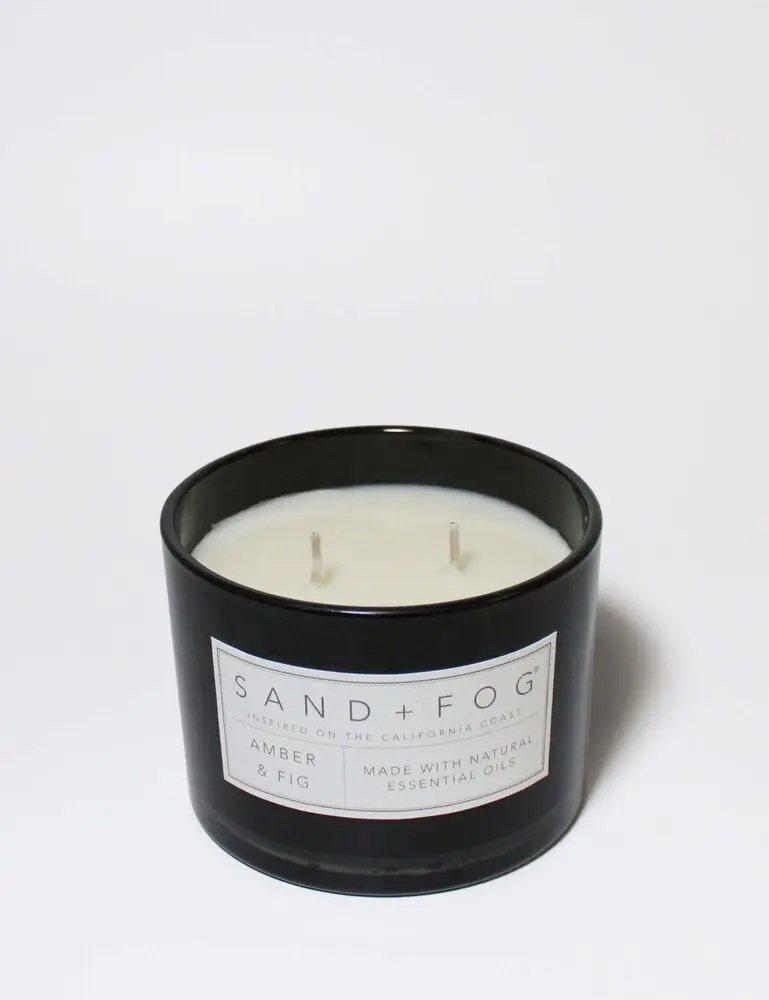 Amber & Fig 12 Oz Scented Candle - Image 3