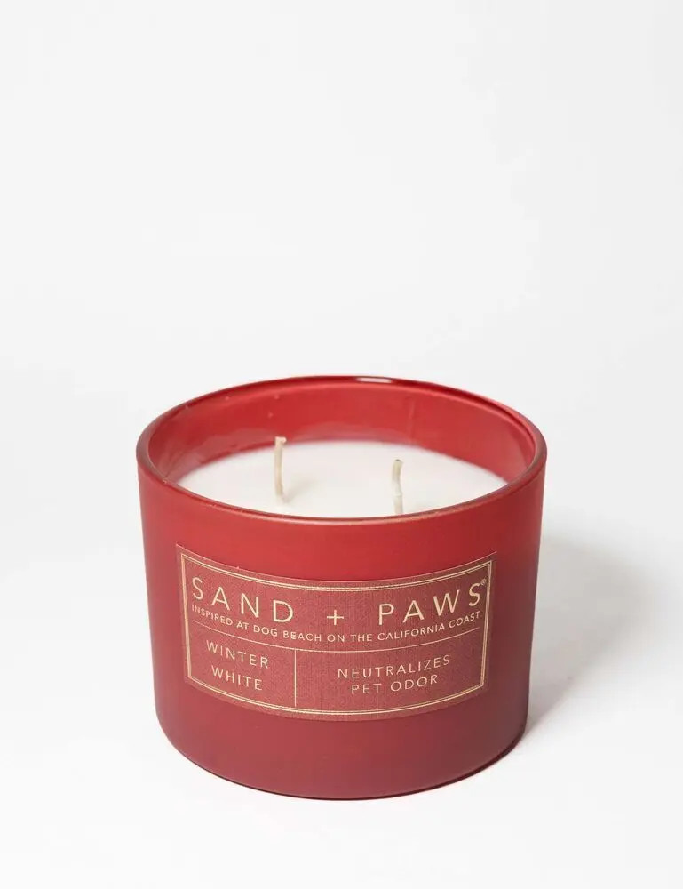 Sand + Paws Winter White 12 Oz Scented Candle - Image 3